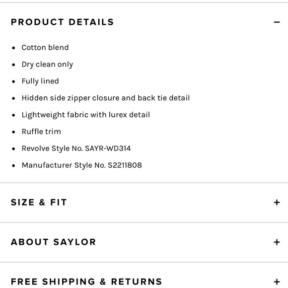 Saylor Stefania Dress - Picture 13 of 14